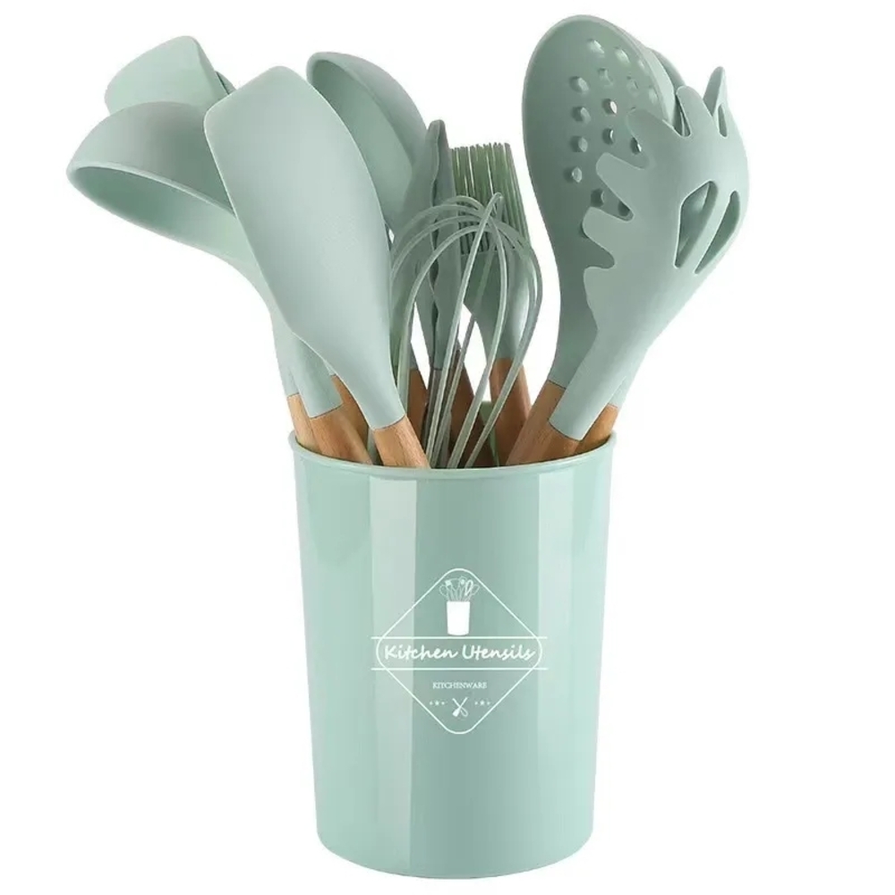 Mint Green Kitchen Utensil Set